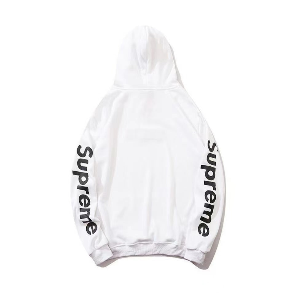 Supreme 袖ロゴ ボックスロゴ スウェットパーカー