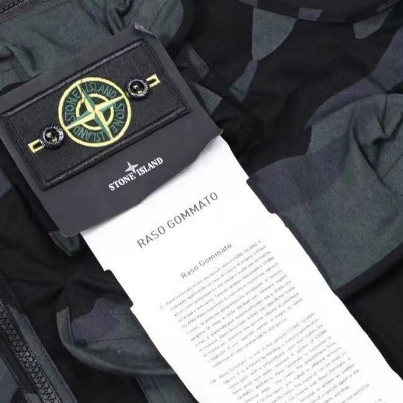Supreme x Stone Island ジョイント マルチポケット ワークウェアスタイル タクティカルベスト ジッパー カモフラージュ アウトドア 機能性ベスト