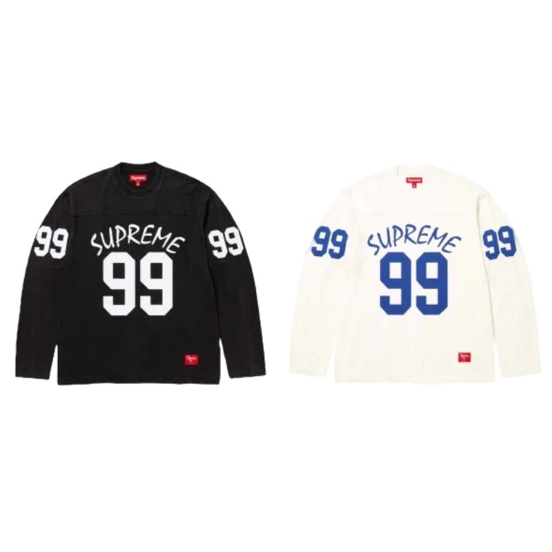Supreme シュプリーム 24ss 99 L/S フットボールトップ 119 プリント 長袖