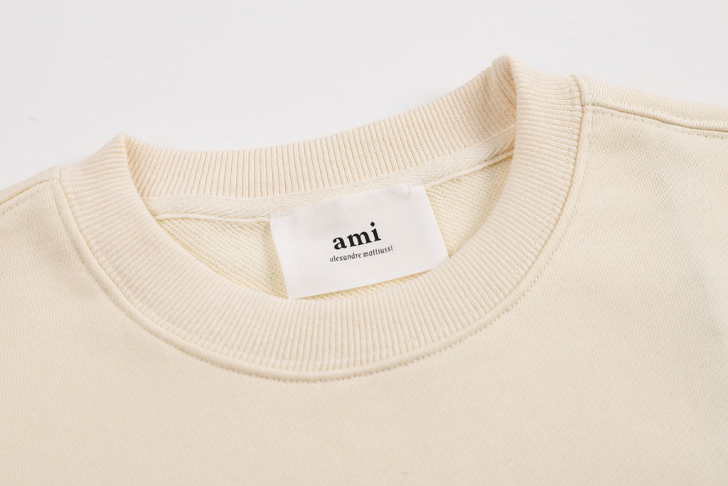 AMI PARIS ハート ロゴ コットン  長袖 Tシャツ★人気★