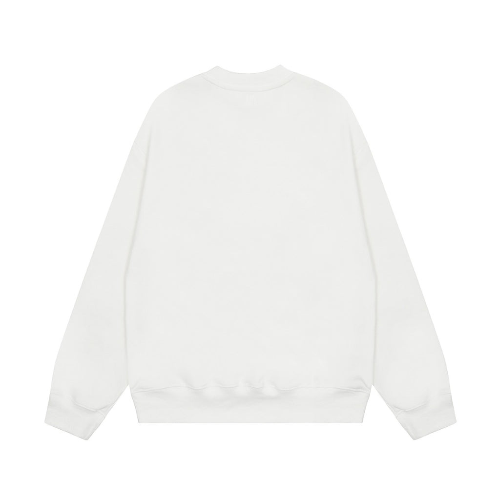 AMI PARIS ハート ロゴ コットン 刺繍 長袖 Tシャツ★人気★
