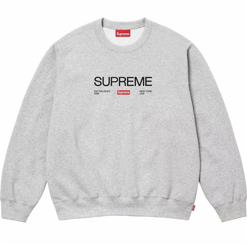 Supreme   シュプリーム   ベーシッククルーネックスウェット  3色兼用 男女兼用 レディース メンズ    E563