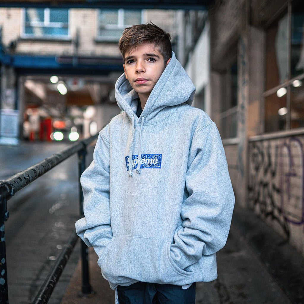 Supreme   シュプリーム   定番スタイルのフード付きスウェットシャツ  2色兼用 男女兼用 レディース メンズ    E513