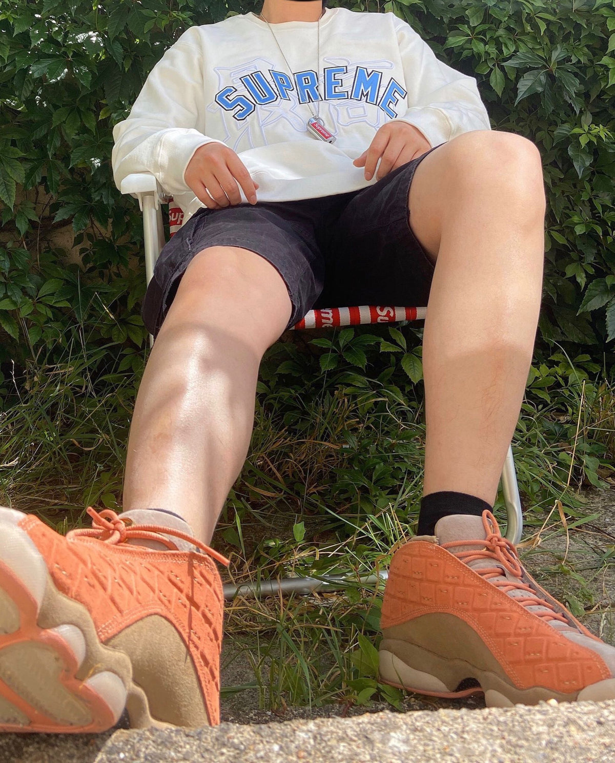 Supreme   シュプリーム   シンプルデザインクルーネックスウェット  4色兼用 男女兼用 レディース メンズ    E517
