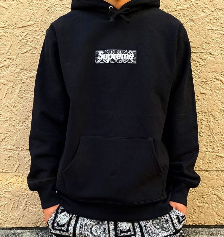 Supreme   シュプリーム   定番スタイルのフード付きスウェットシャツ  2色兼用 男女兼用 レディース メンズ    E513