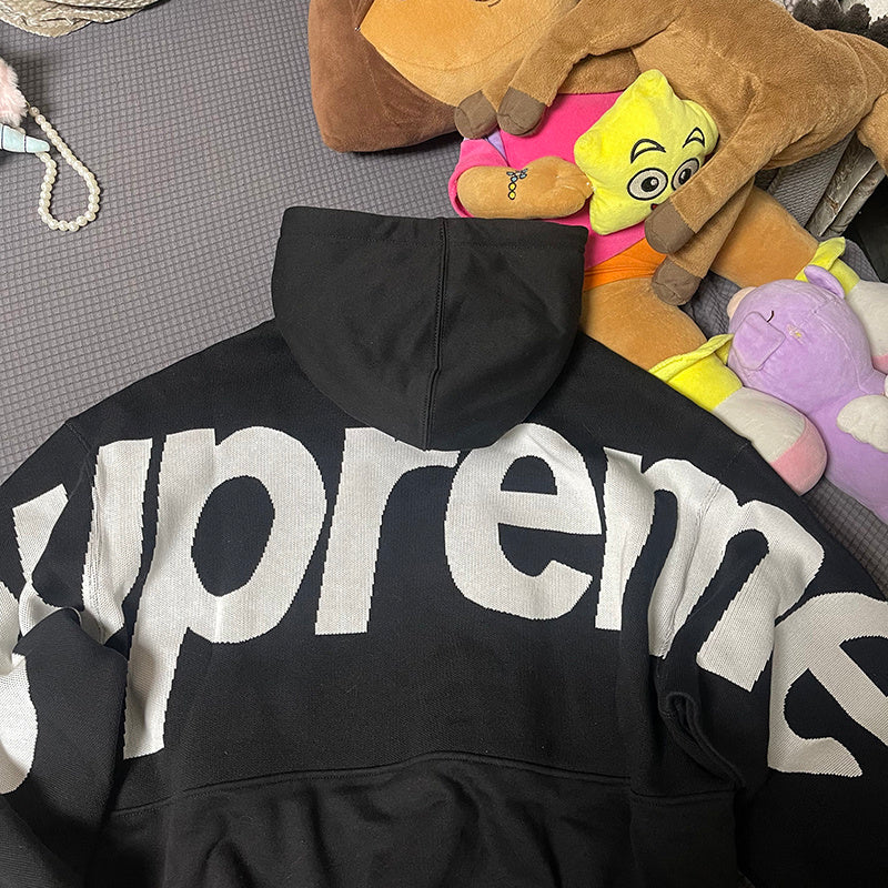 Supreme   シュプリーム   秋冬にぴったりのフード付きパーカー  2色兼用 男女兼用 レディース メンズ    E558