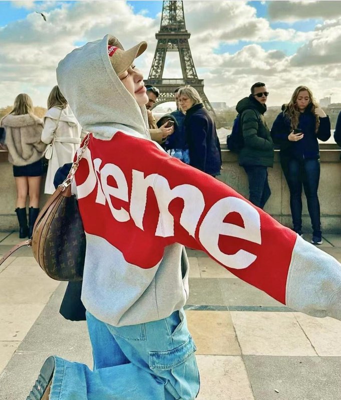 Supreme   シュプリーム   秋冬にぴったりのフード付きパーカー  2色兼用 男女兼用 レディース メンズ    E558