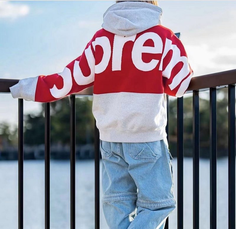 Supreme   シュプリーム   秋冬にぴったりのフード付きパーカー  2色兼用 男女兼用 レディース メンズ    E558