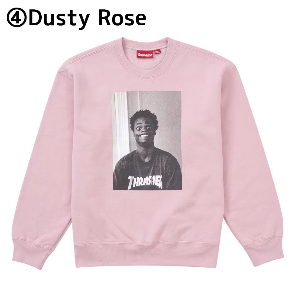 Supreme × THRASHER ハロルド・ハンター クルーネックスウェット
