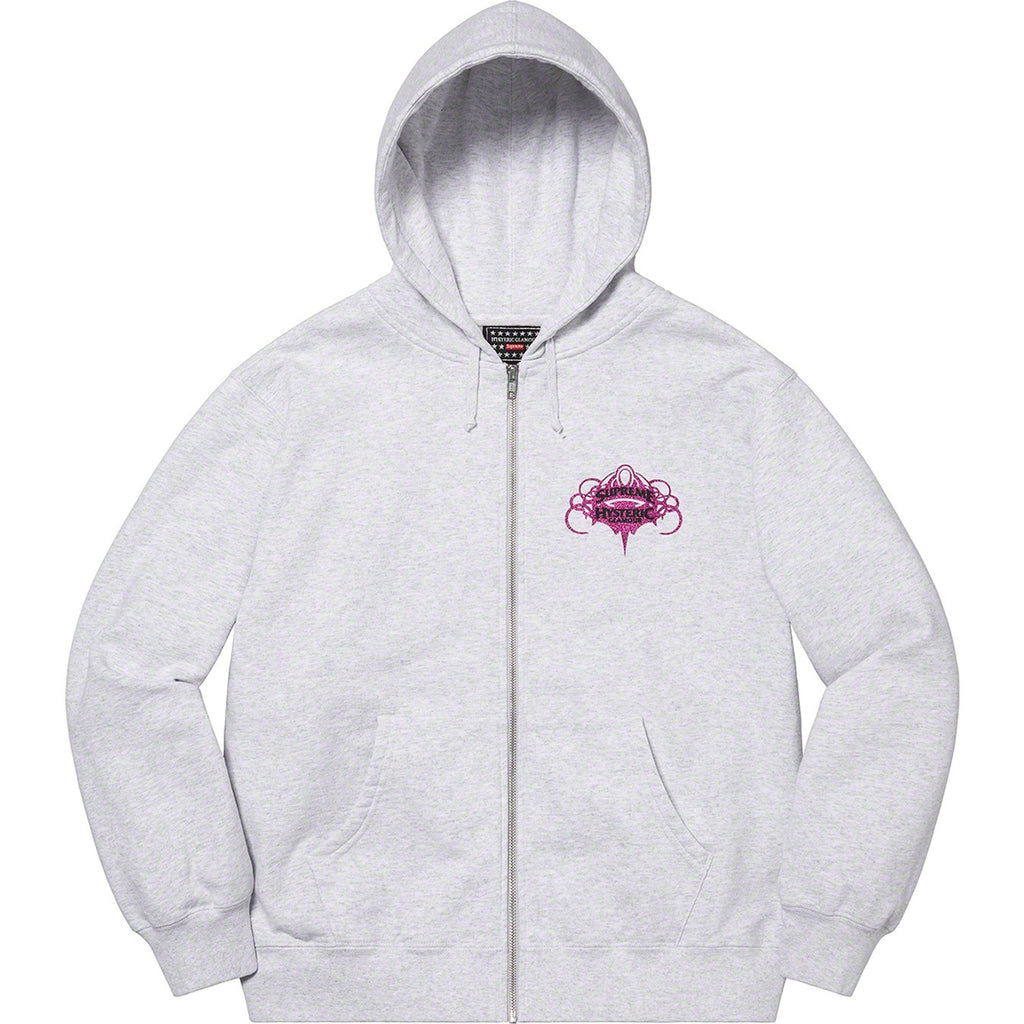 Supreme × HYSTERIC GLAMOUR ジップアップパーカー