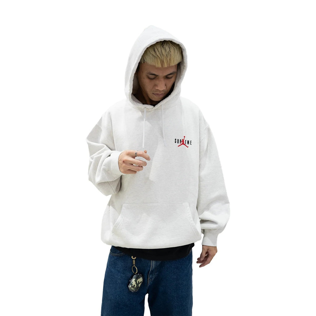 Supreme × Jordan ロゴ スウェットパーカー