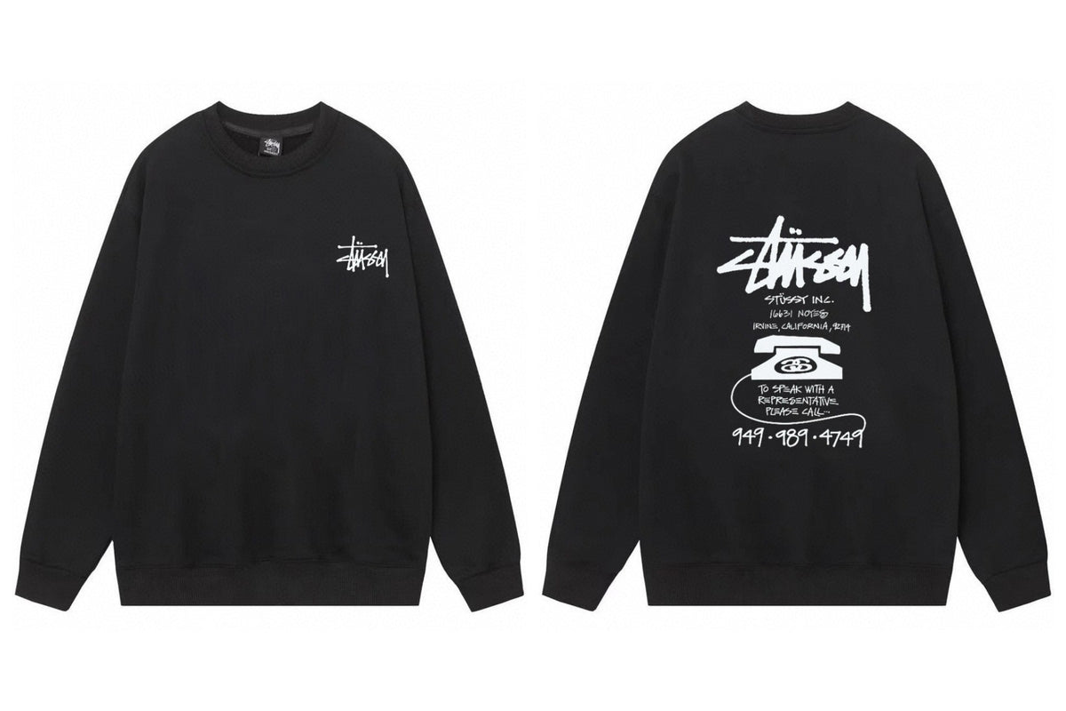 Stussy ステューシー  季節感あふれるカラフルスウェット 4色兼用 男女兼用 レディース メンズ 106