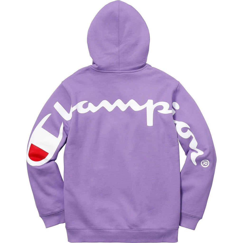 Supreme × Champion ロゴ スウェットパーカー