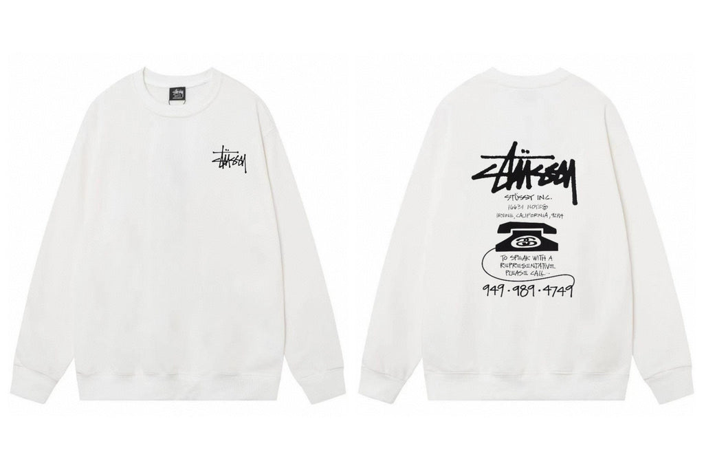 Stussy ステューシー  季節感あふれるカラフルスウェット 4色兼用 男女兼用 レディース メンズ 106