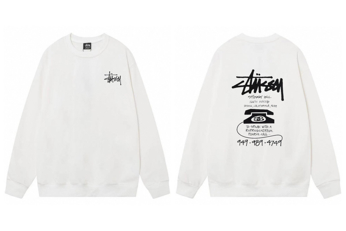 Stussy ステューシー  季節感あふれるカラフルスウェット 4色兼用 男女兼用 レディース メンズ 106