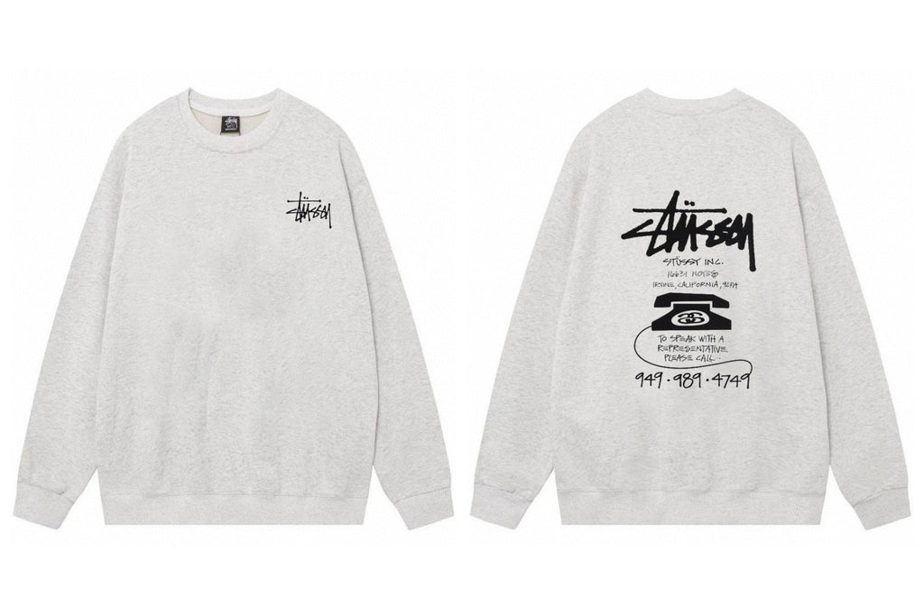 Stussy ステューシー  季節感あふれるカラフルスウェット 4色兼用 男女兼用 レディース メンズ 106