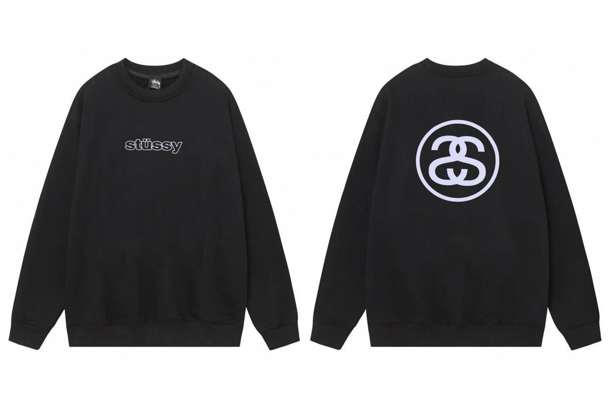 Stussy ステューシー  スポーティーなスタイルクルーネックスウェット 2色兼用 男女兼用 レディース メンズ 107