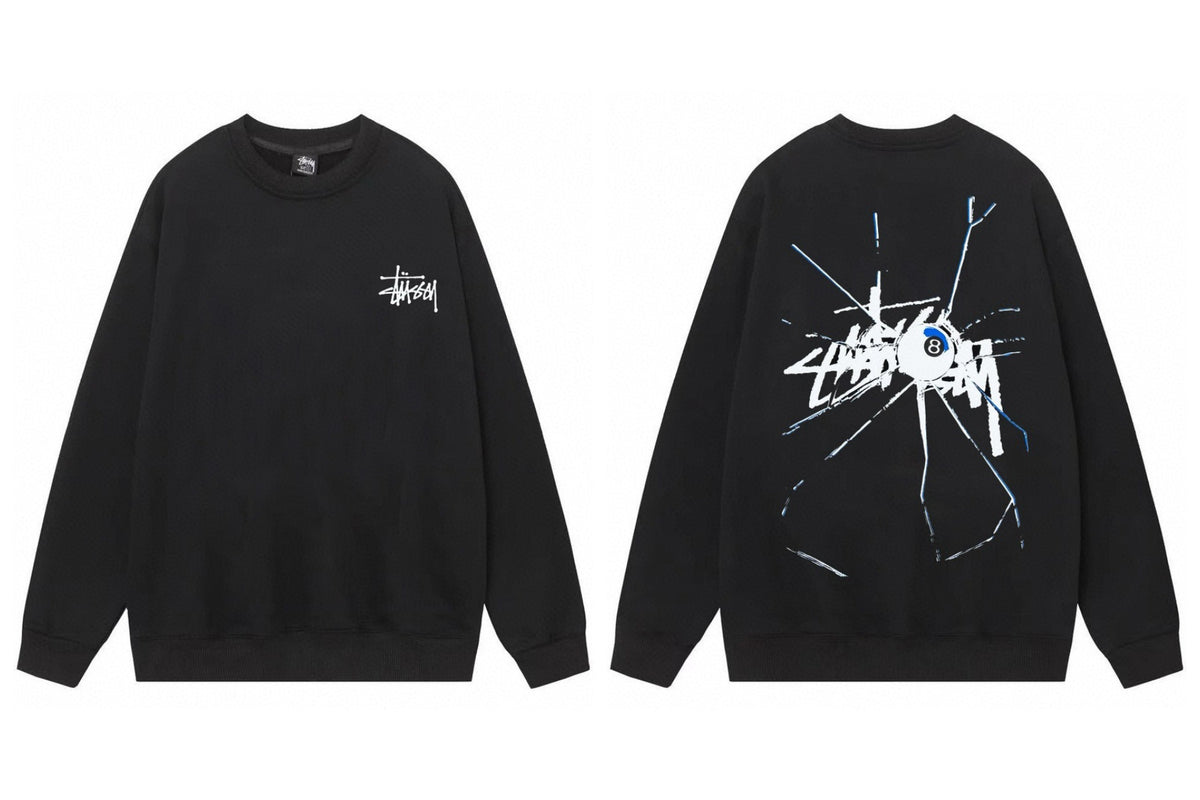 Stussy ステューシー  柔らかい着心地のシンプルスウェット 2色兼用 男女兼用 レディース メンズ 108