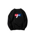 Supreme ロゴ クルーネックスウェット ブラック