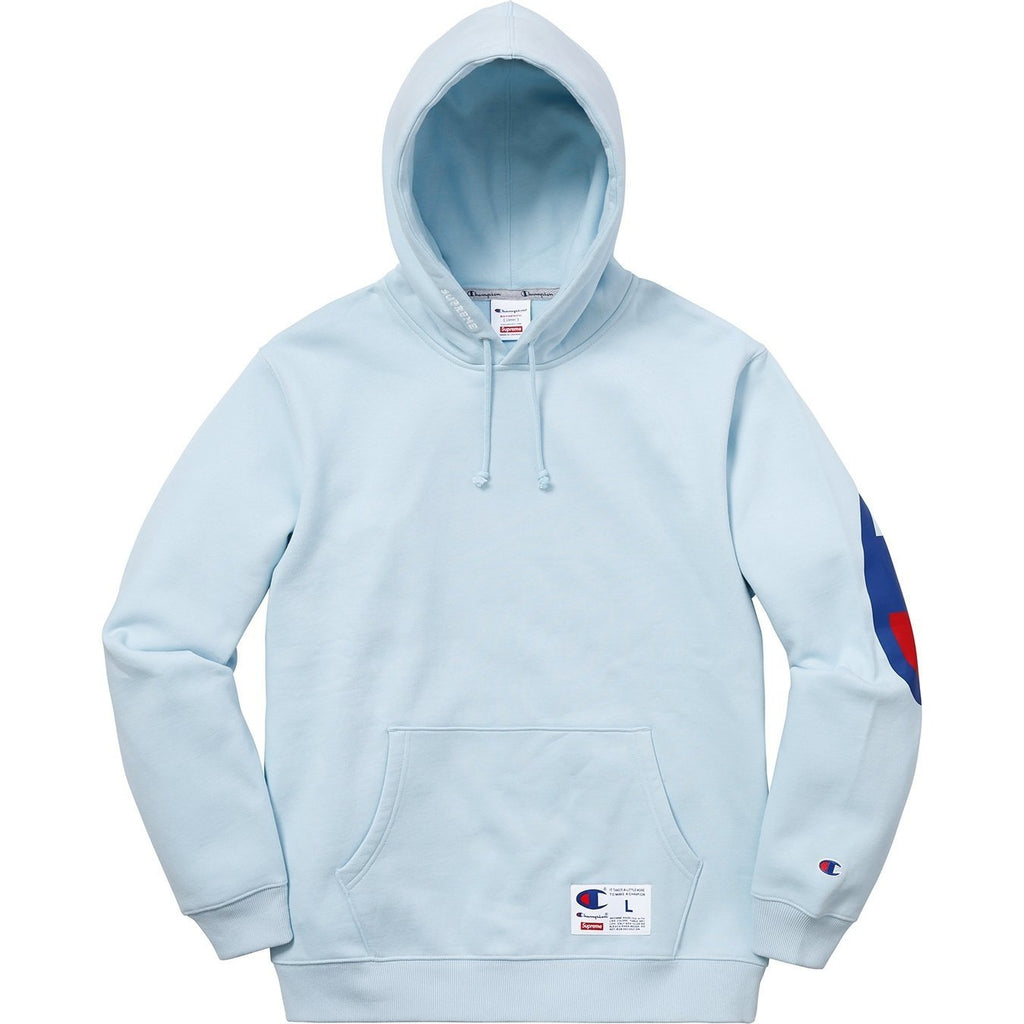 Supreme × Champion ロゴ スウェットパーカー