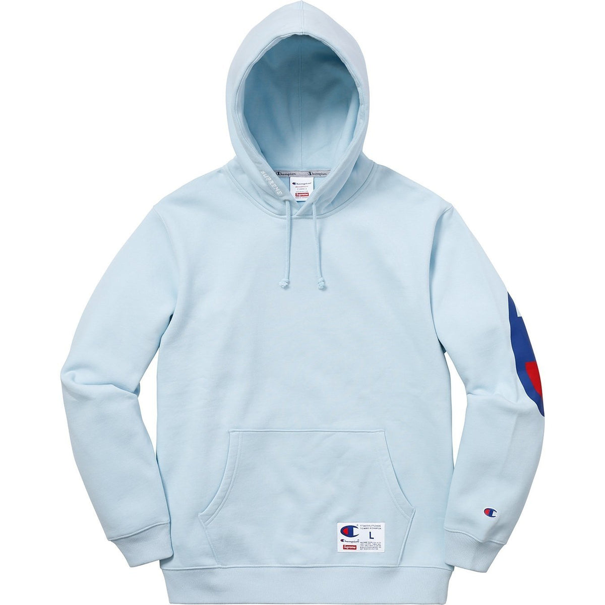 Supreme × Champion ロゴ スウェットパーカー