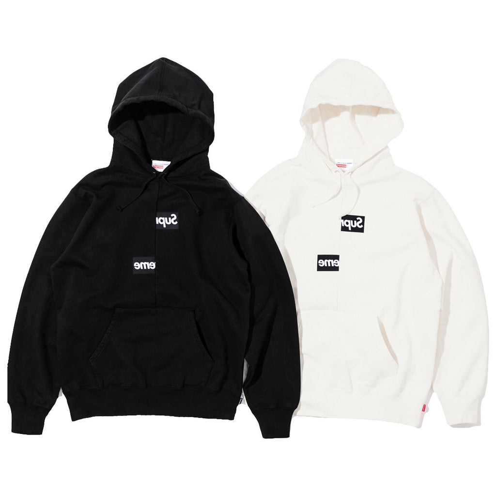 Supreme × Comme des Garçons SHIRT スプリットボックスロゴ パーカー