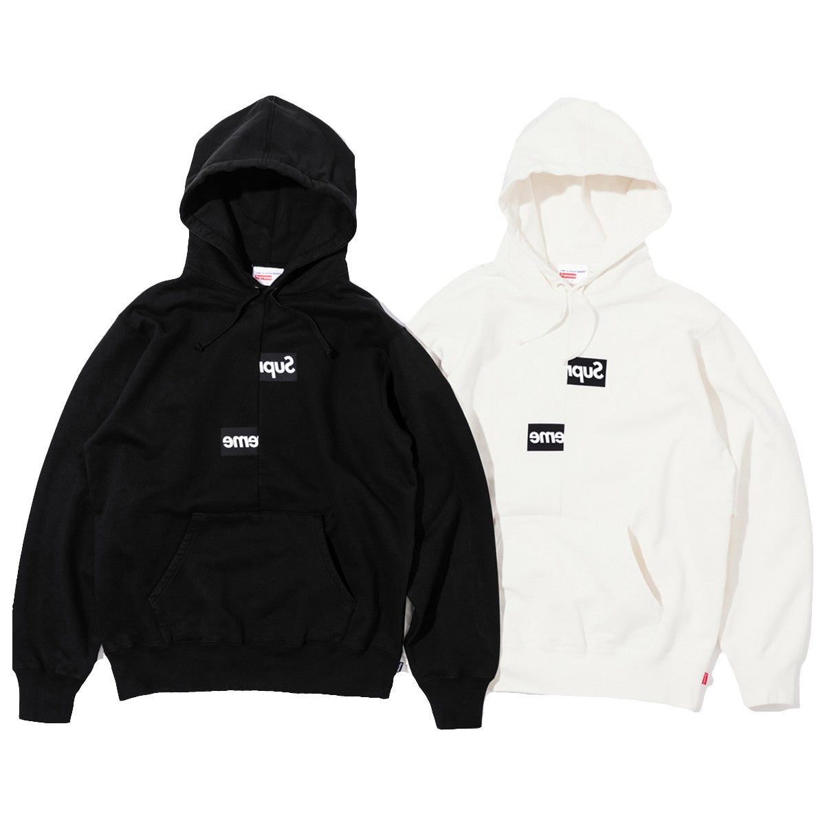 Supreme × Comme des Garçons SHIRT スプリットボックスロゴ パーカー