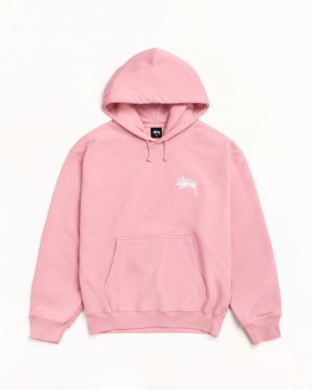 Stussy BASIC STÜSSY HOODIEステューシー  シンプルな無地フード付きスウェット 男女兼用 レディース メンズ
