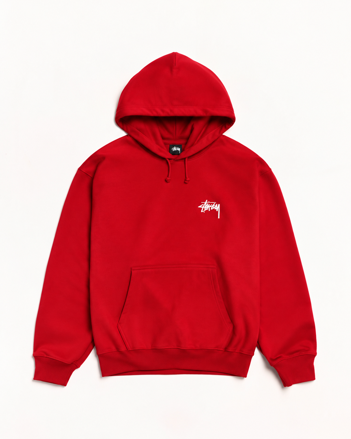 Stussy BASIC STÜSSY HOODIEステューシー  シンプルな無地フード付きスウェット 男女兼用 レディース メンズ