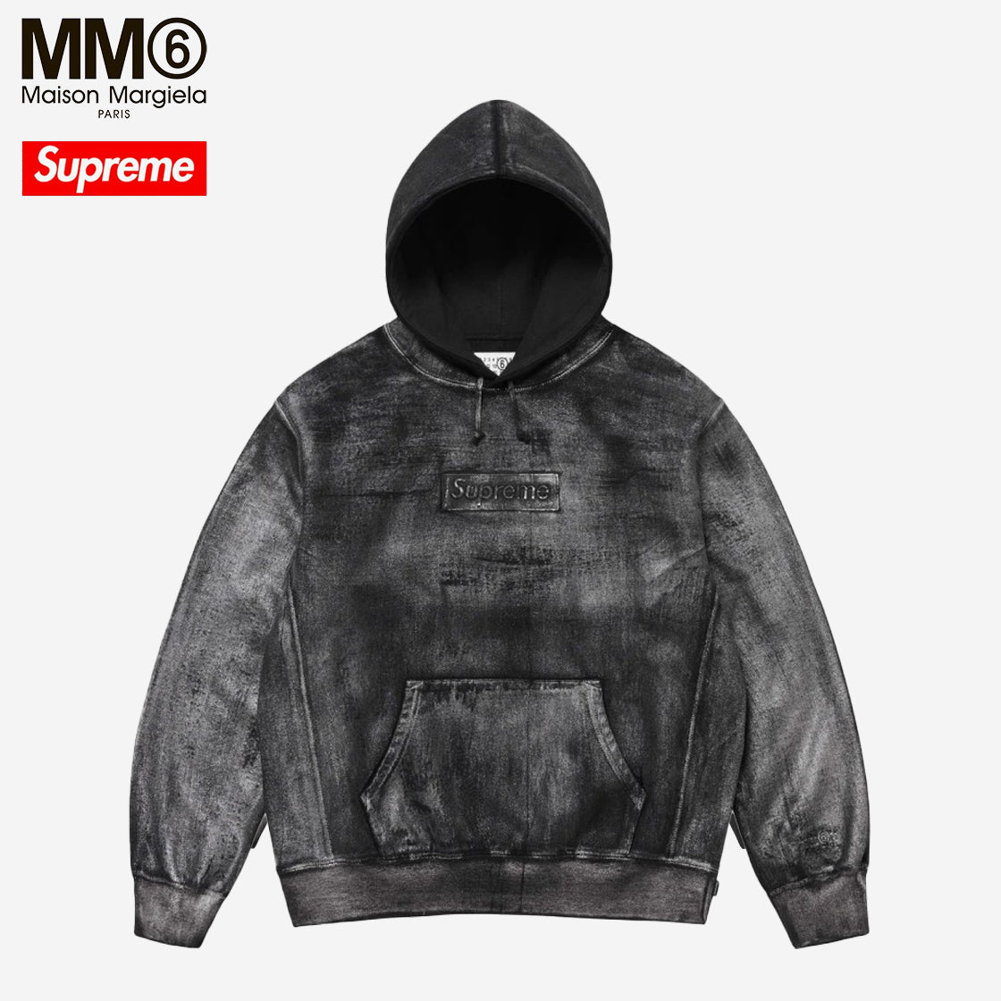 Supreme × MM6 Maison Margiela フォイル ボックスロゴパーカー