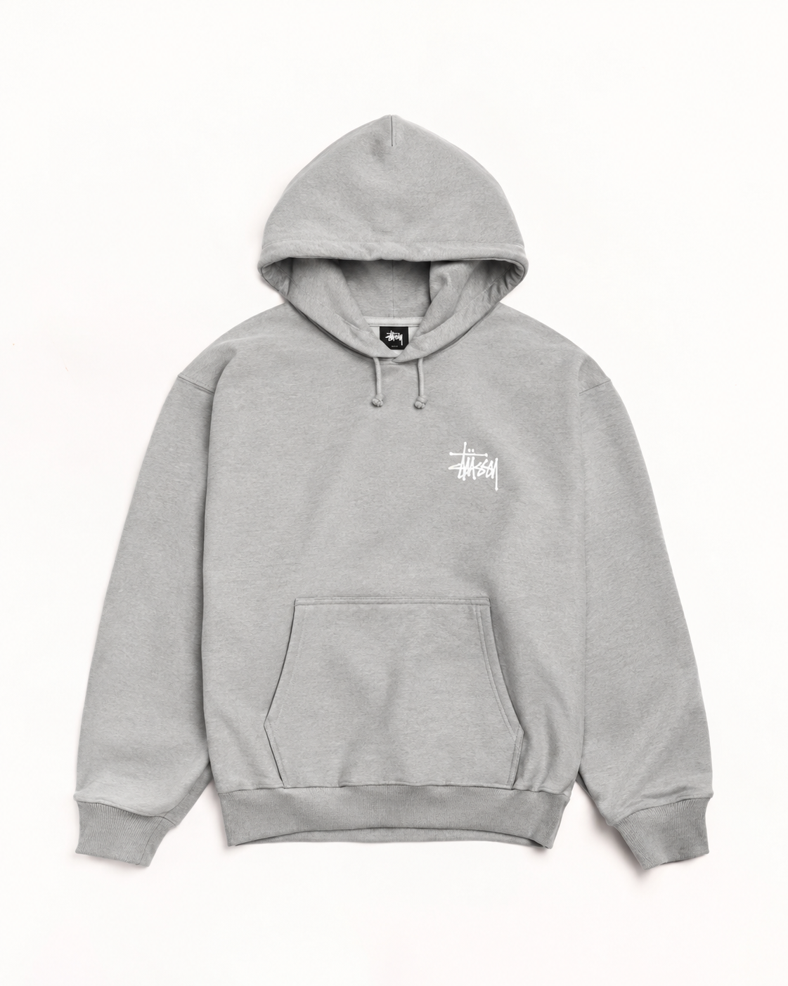 Stussy BASIC STÜSSY HOODIEステューシー  シンプルな無地フード付きスウェット 男女兼用 レディース メンズ
