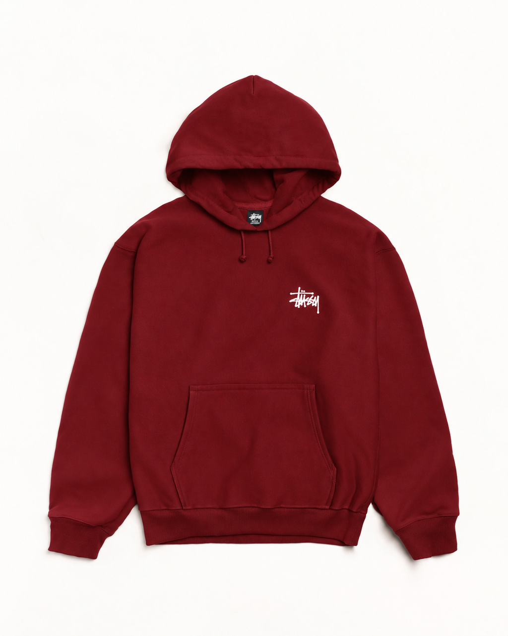 Stussy BASIC STÜSSY HOODIEステューシー  シンプルな無地フード付きスウェット 男女兼用 レディース メンズ