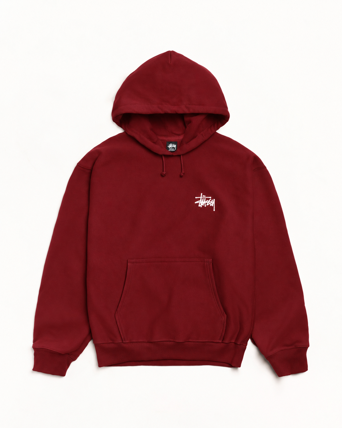 Stussy BASIC STÜSSY HOODIEステューシー  シンプルな無地フード付きスウェット 男女兼用 レディース メンズ