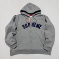 Supreme アーチロゴ サーマル裏地 ジップアップパーカー