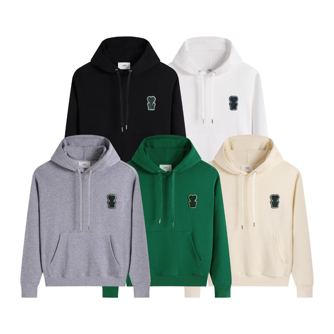 AMI PARIS ハート ロゴ コットン  長袖 Tシャツ★人気★