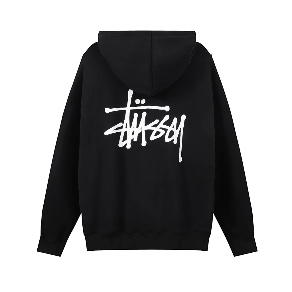 Stussy BASIC STÜSSY HOODIEステューシー  シンプルな無地フード付きスウェット 男女兼用 レディース メンズ