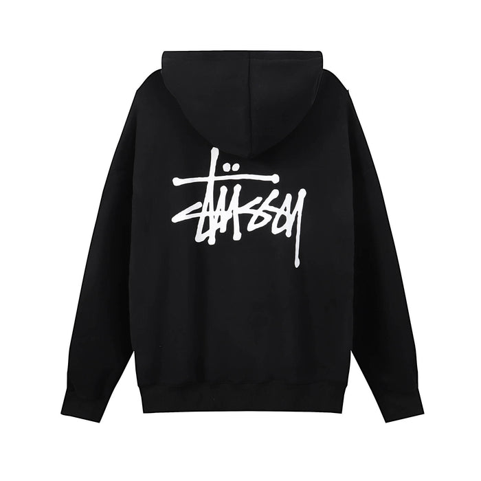 Stussy BASIC STÜSSY HOODIEステューシー  シンプルな無地フード付きスウェット 男女兼用 レディース メンズ