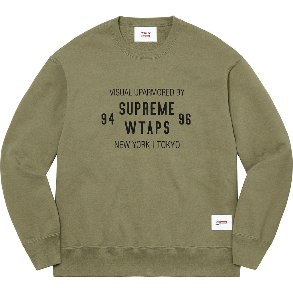 Supreme × WTAPS ロゴ クルーネックスウェット