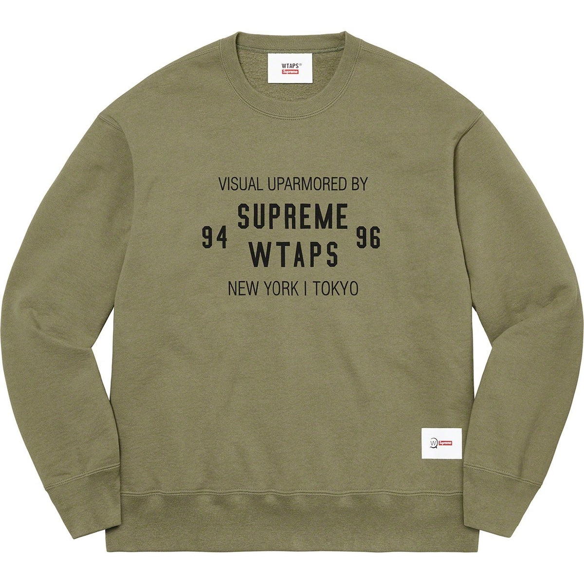 Supreme × WTAPS ロゴ クルーネックスウェット