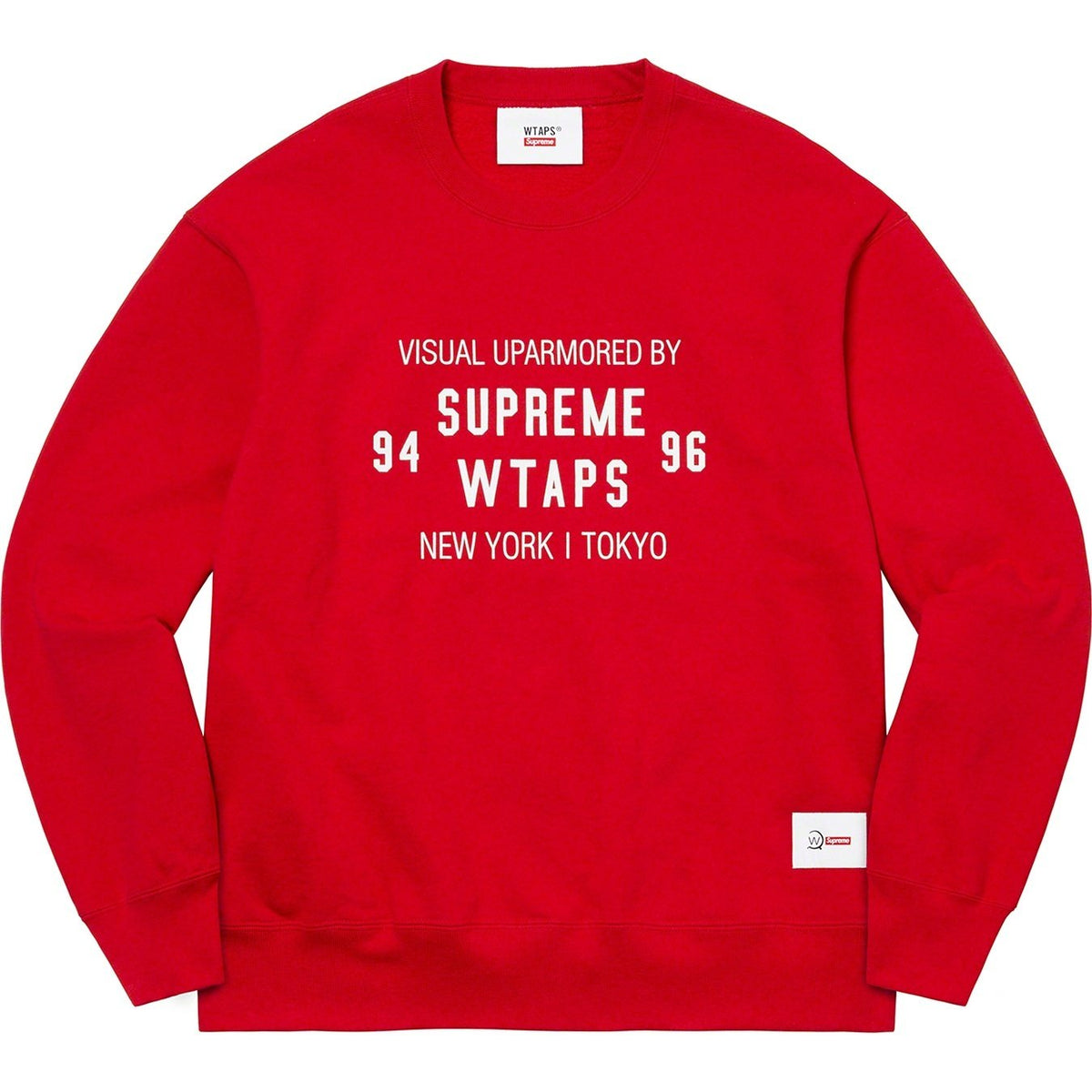 Supreme × WTAPS ロゴ クルーネックスウェット