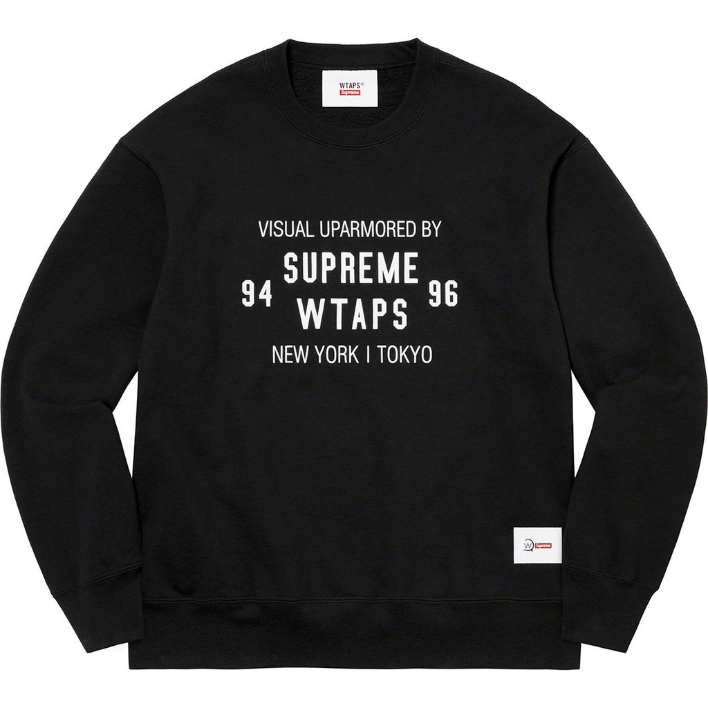 Supreme × WTAPS ロゴ クルーネックスウェット