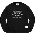 Supreme × WTAPS ロゴ クルーネックスウェット