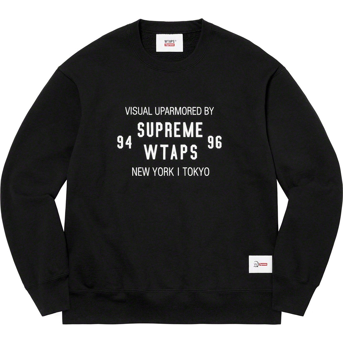 Supreme × WTAPS ロゴ クルーネックスウェット