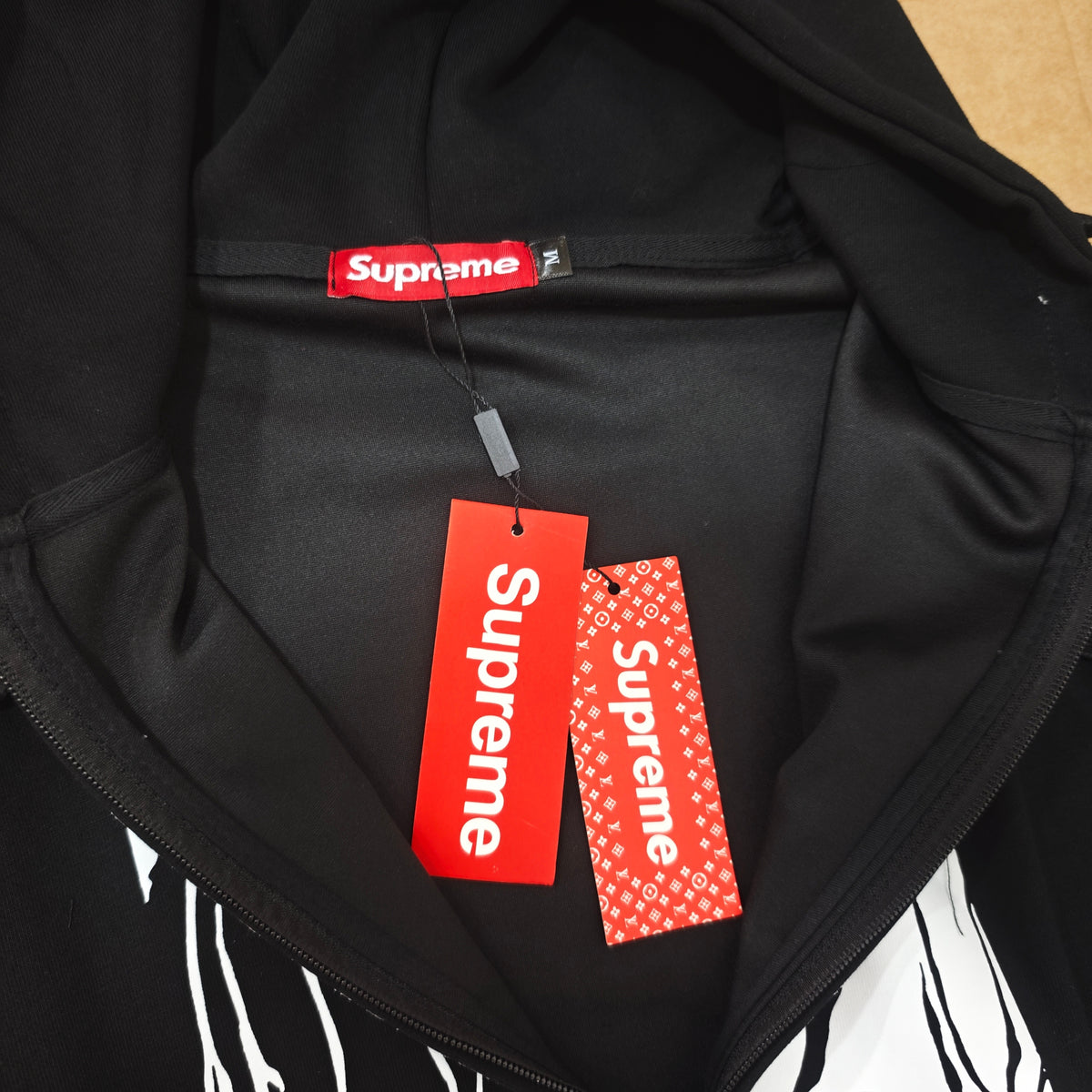 Supreme × HYSTERIC GLAMOUR サーマル裏地 ジップアップパーカー