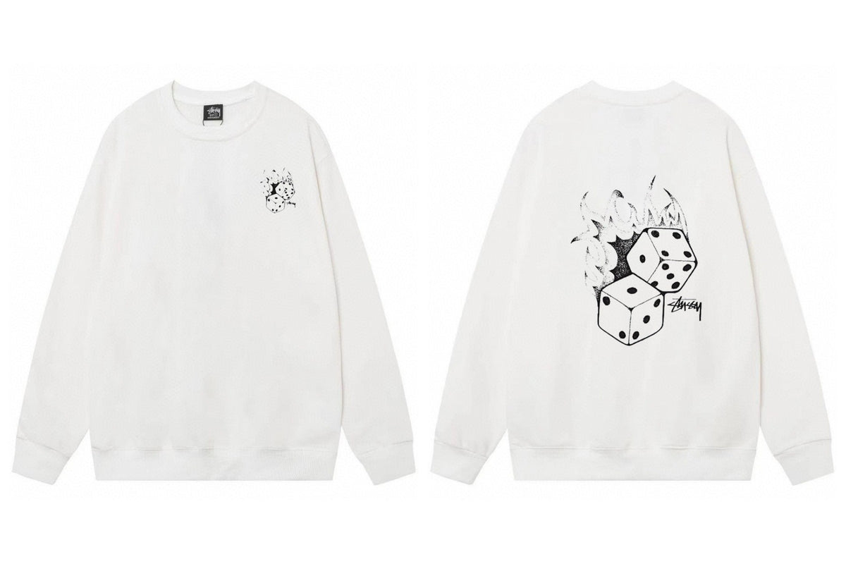 Stussy ステューシー  柔らかい着心地のシンプルスウェット 4色兼用 男女兼用 レディース メンズ 109