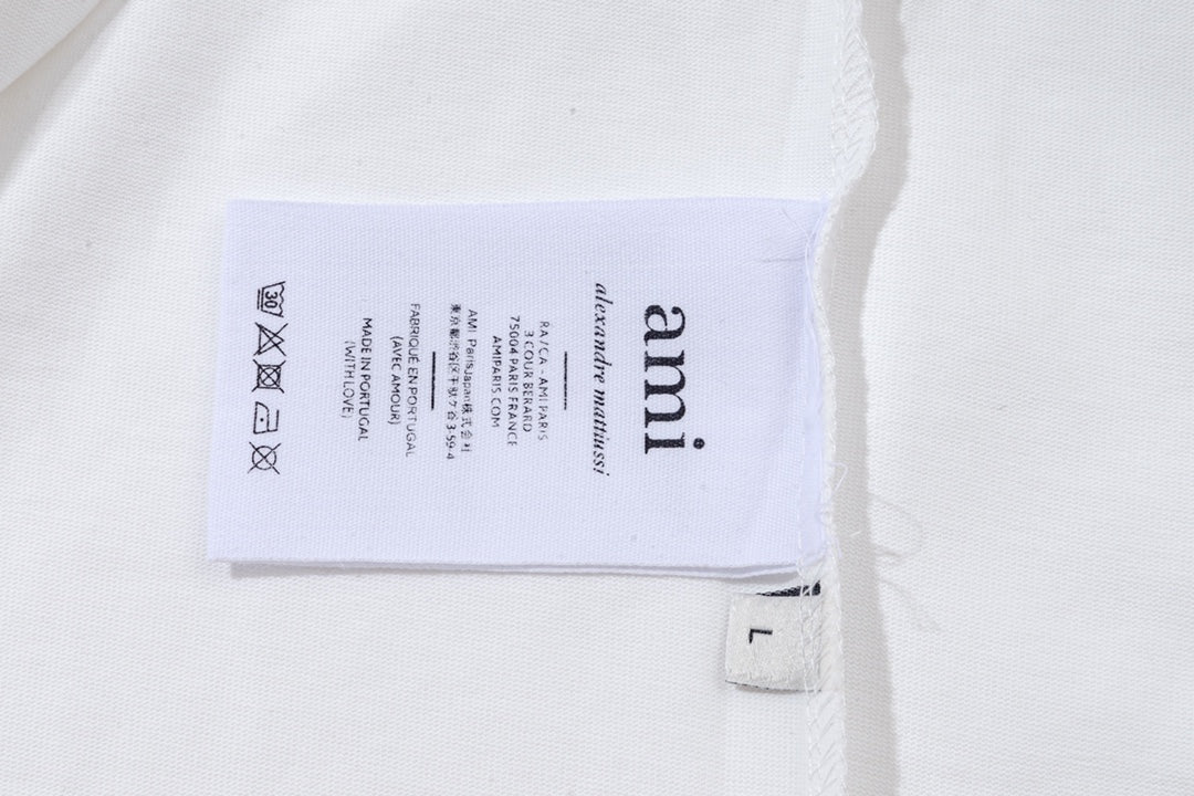 AMI PARIS ハート ロゴ コットン  長袖 Tシャツ★人気★