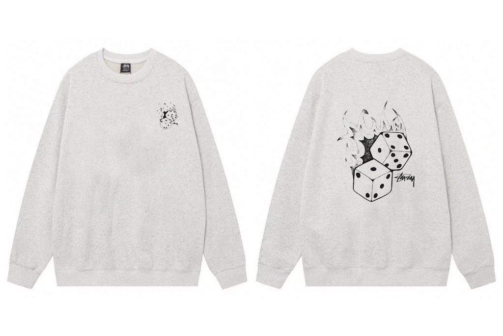 Stussy ステューシー  柔らかい着心地のシンプルスウェット 4色兼用 男女兼用 レディース メンズ 109