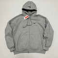 Supreme × Nike 刺繍ロゴ 裏起毛ジップアップパーカー