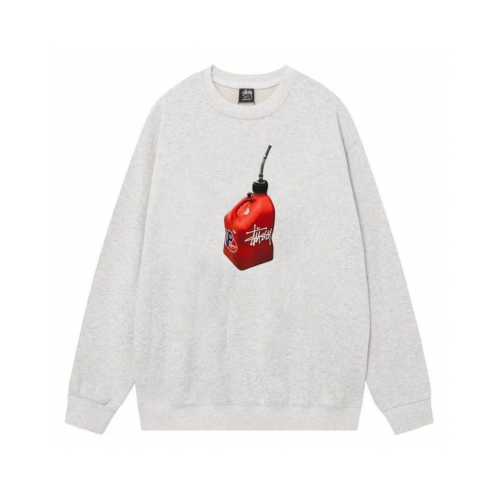 Stussy ステューシー  旬なカラーのデイリースウェットシャツ 4色兼用 男女兼用 レディース メンズ 113