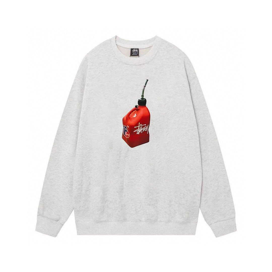 Stussy ステューシー  旬なカラーのデイリースウェットシャツ 4色兼用 男女兼用 レディース メンズ 113
